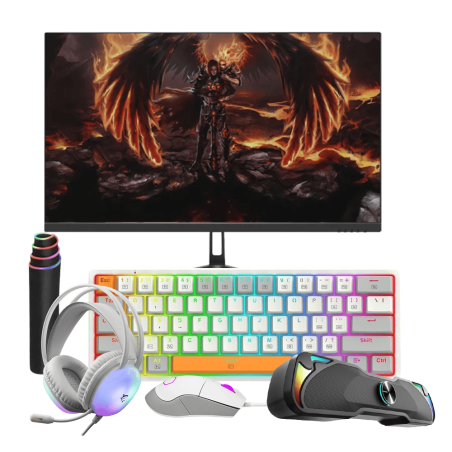 Tunisie Level Up Périphériques LEVEL UP White + Haut Parleur RGB Offert