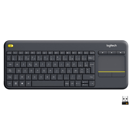 Tunisie Clavier Gamer Logitech Wireless Touch Keyboard K400 Plus