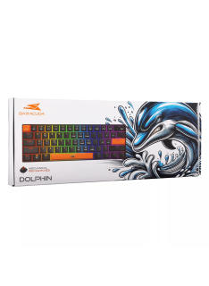 Tunisie Clavier Gamer Baracuda Dolphin BGK-03111 - Black/Red - QWERTY