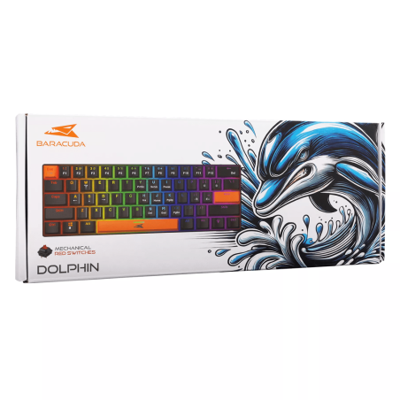 Tunisie Clavier Gamer Baracuda Dolphin BGK-03111 - Black/Red - QWERTY