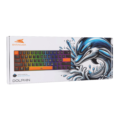 Tunisie Clavier Gamer Baracuda Dolphin BGK-03111 - Black/Blue - QWERTY