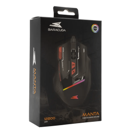 Tunisie Souris Gamer BARACUDA BGM-041 MANTA - Black