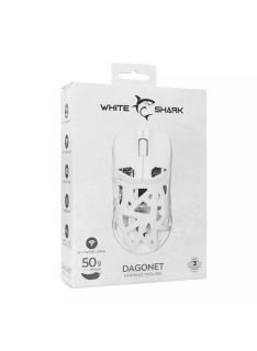 Tunisie Souris Gamer White Shark WGM-5019 DAGONET Wireless - WHITE