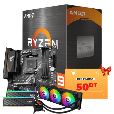 Tunisie Level Up Processeur LEVEL UP Ryzen 9 5950X + Bon d'achat 50dt Offert