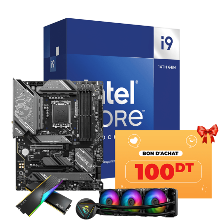 Tunisie Level Up Processeur Level Up i9-14900KF - Bon d'achat 100Dt OFFERT