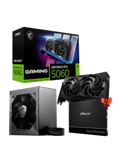 Tunisie Level Up Carte graphique (GPU) LEVEL UP RTX 5060 + PNY CS900 250Go SSD OFFERT