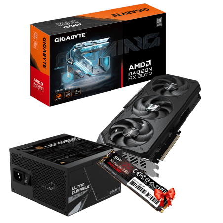 Tunisie Level Up Carte graphique (GPU) LEVEL UP RX 9070  + UD80 500Gb NVMe OFFERT