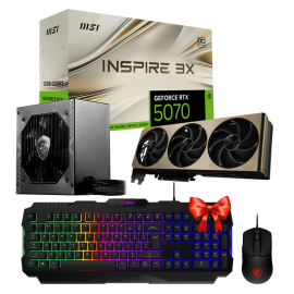 Tunisie Level Up Carte graphique (GPU) LEVEL UP RTX 5070  + COMBO MSI GK100 et GM100  OFFERT