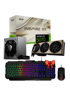 Tunisie Level Up Carte graphique (GPU) LEVEL UP RTX 5070  + COMBO MSI GK100 et GM100  OFFERT