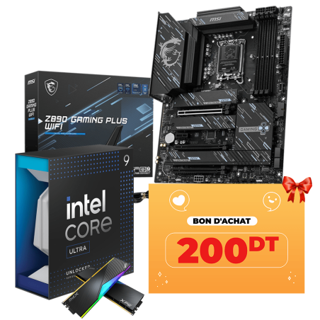Tunisie Level Up Processeur LEVEL UP Ultra 9 285K + Bon d'achat de 200 DT offert