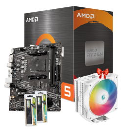 Tunisie Level Up Processeur LEVEL UP Ryzen 5 5500 + AG400 White ARGB Offert