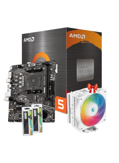 Tunisie Level Up Processeur LEVEL UP Ryzen 5 5500 + AG400 White ARGB Offert