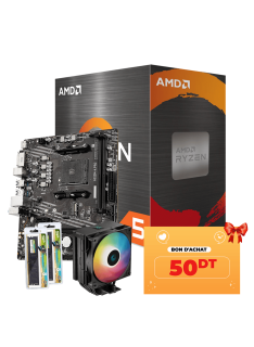 Tunisie Level Up Processeur LEVEL UP Ryzen 5 5600 + Bon d'achat 50Dt Offert