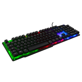 Tunisie Clavier Gamer G-LAB KEYZ NEON RGB AZERTY  - NOIR