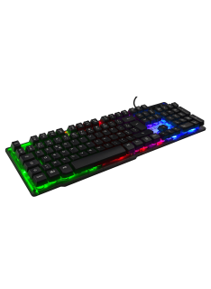 Tunisie Clavier Gamer G-LAB KEYZ NEON RGB AZERTY  - NOIR