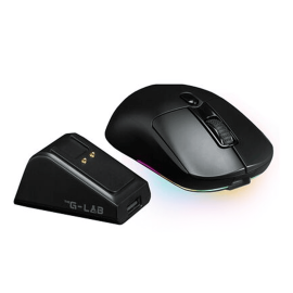 Tunisie Souris Gamer G-Lab KULT Titanium RGB - BLACK