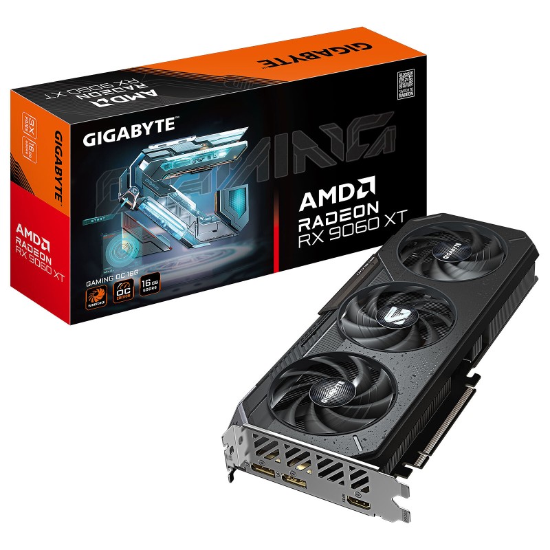 Tunisie Skymil  Carte Graphique  Gigabyte Radeon RX 9060 XT GAMING OC 16G 
