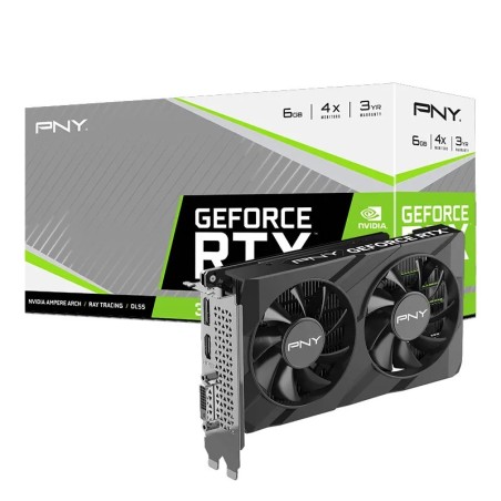 Tunisie Carte Graphique PNY GeForce RTX 3050 6GB VERTO Dual Fan