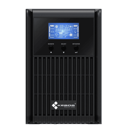 Tunisie Onduleurs & Protection Électrique KEBOS KH11-1K | ON LINE | 1000 VA |  900 W