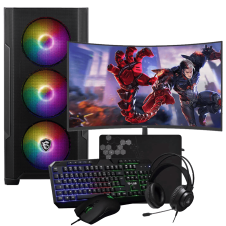 Tunisie Powered By MSI FULL SETUP Core i5-14400F  | RTX 3060 12GB | 16Gb DDR4 | SSD 480GB