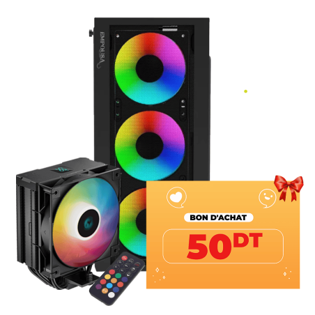 Tunisie Level Up Refroidissement LEVEL UP AG400 DIGITAL ARGB + Bon d'achat 50Dt Offert