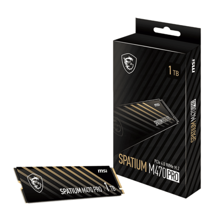 Tunisie Disque dur / SSD / Nvme MSI SPATIUM M470 PRO PCIe 4.0 NVMe M.2 1TB