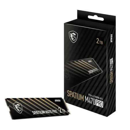 Tunisie Disque dur / SSD / Nvme MSI SPATIUM M470 PRO PCIe 4.0 NVMe M.2 2TB