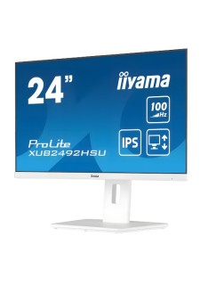 Tunisie Ecrans Pro IIYAMA PROLITE 24" - 100Hz - Pivotant - White
