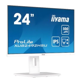 Tunisie Ecrans Pro IIYAMA PROLITE 24" - 100Hz - Pivotant - White