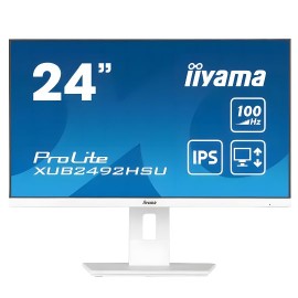 Tunisie Ecrans Pro IIYAMA PROLITE 24" - 100Hz - Pivotant - White