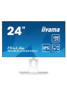 Tunisie Ecrans Pro IIYAMA PROLITE 24" - 100Hz - Pivotant - White