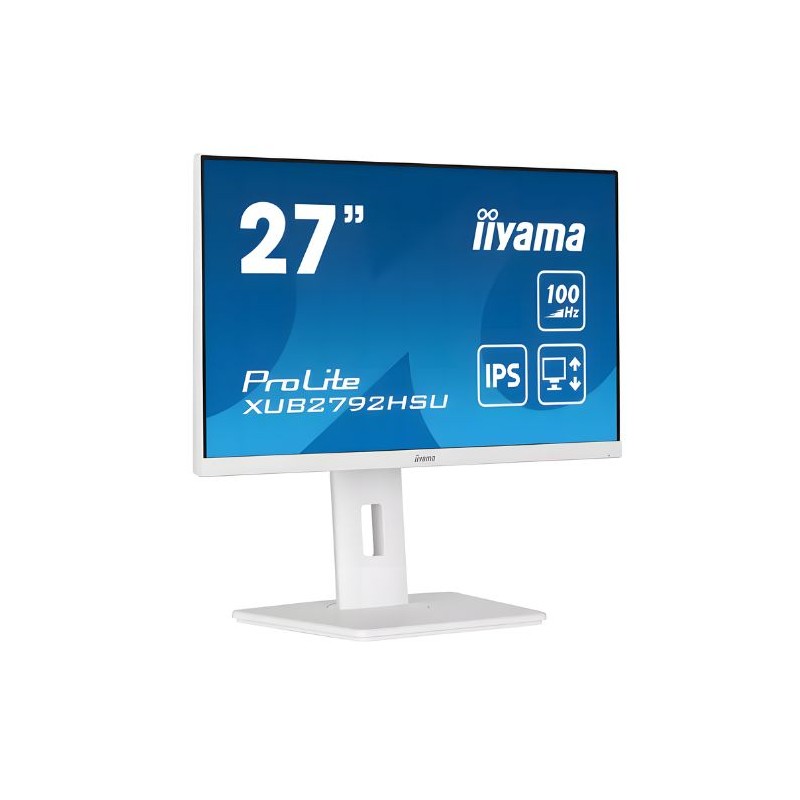 Tunisie Ecrans Pro IIYAMA PROLITE 24" - 100Hz - Pivotant - White