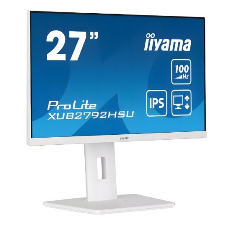 Tunisie Ecrans Pro IIYAMA PROLITE 27" - 100Hz - Pivotant - White