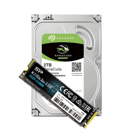 Tunisie Level Up Stockage Pack Nvme 1Tb + HDD 2Tb