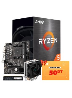 Tunisie Level Up Processeur LEVEL UP Ryzen 5 5600 + Bon d'achat 50Dt Offert