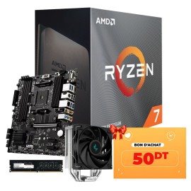 Tunisie Level Up Processeur LEVEL UP Ryzen 7 5700X  + Bon d'achat 50Dt Offert