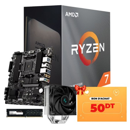 Tunisie Level Up Processeur LEVEL UP Ryzen 7 5700X  + Bon d'achat 50Dt Offert