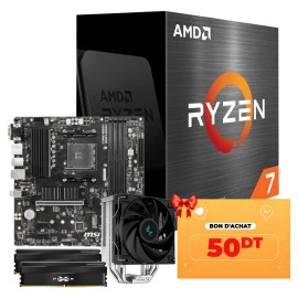 Tunisie Level Up Processeur LEVEL UP Ryzen 7 5800X + Bon d'achat 50Dt Offert