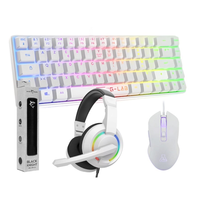 Tunisie Skymil  Périphériques Gaming  PACK Gaming– White Edition 