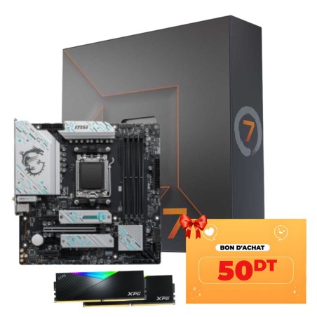Tunisie Level Up Processeur LEVEL UP Ryzen 7 7700X + Bon d'achat 50dt Offert