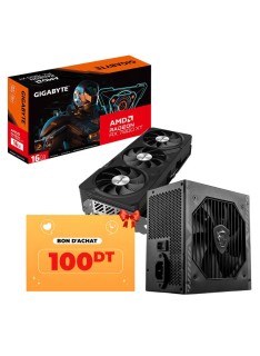 Tunisie Level Up Carte graphique (GPU) LEVEL UP RX 7800 XT 16GB + Bon d'achat 100Dt offert
