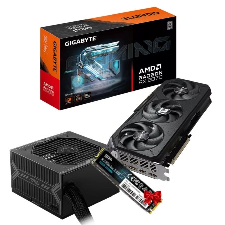 Tunisie Level Up Carte graphique (GPU) LEVEL UP RX 9070 XT  + Nvme 512Gb OFFERT