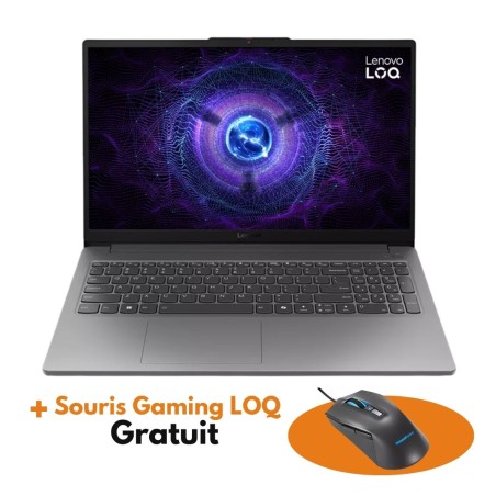 Tunisie Pc Portable Gamer Lenovo LOQ 15IAX9E | Core i5 12450Hx | RTX 3050 | 16 GB DDR5 | 512 Go Nvme