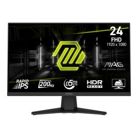 Tunisie Ecrans Gamer MSI MAG 244F 24" Full HD IPS / 200 Hz / 0.5 ms / Noir