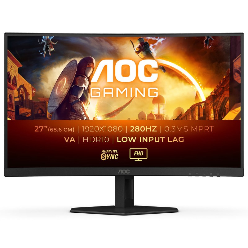 AOC C27G4ZXE | Curved 27" | 0.3 Ms | 280Hz |...