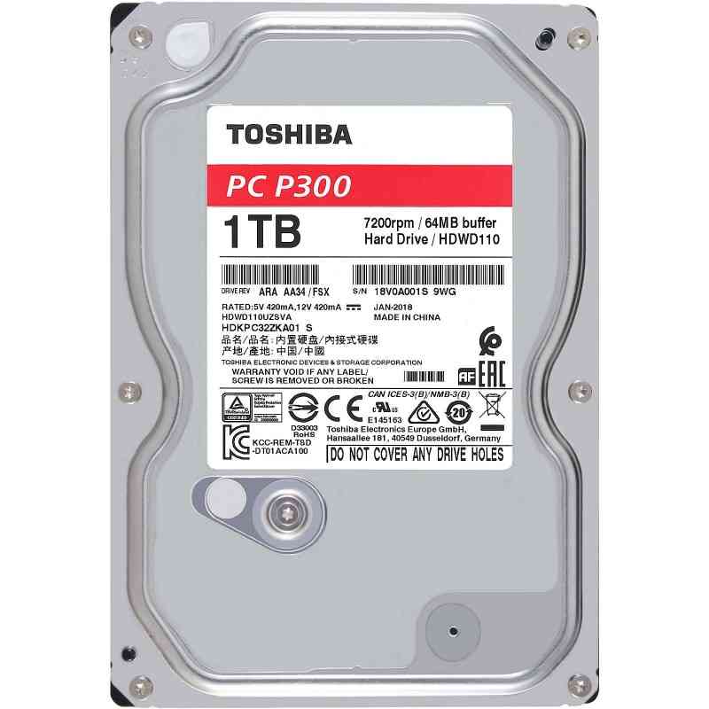 Disque Dur Interne Sata III 3.5" - Toshiba 1To