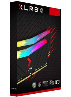 Tunisie Skymil|Barrette mémoire|PNY|PNY XLR8 Gaming EPIC-X RGB - (2x8GB) - 3200Mhz - CL16|159,000 TND