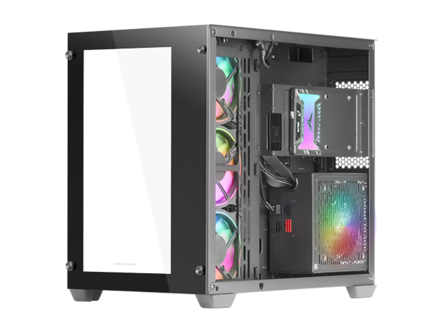 Tunisie Boitier Gamer Mars Gaming XXL MCV3 - Grand Tour pour carte mère ATX/M-ATX/Mini-ITX - 2 panneaux en verre trempé