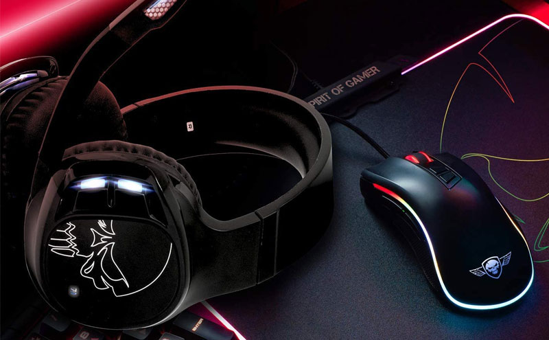 Casque Spirit Of Gamer XPERT Tunisie H1500 RGB Sans Fil 2,4 GHz Bluetooth son Surround 7.1