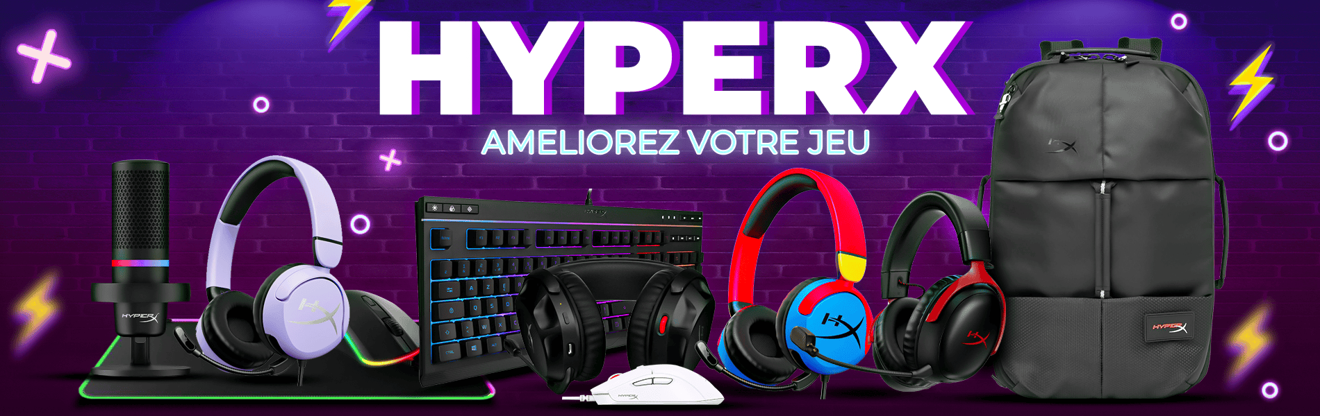 les produits de la marque HyperX chez skymil informatique